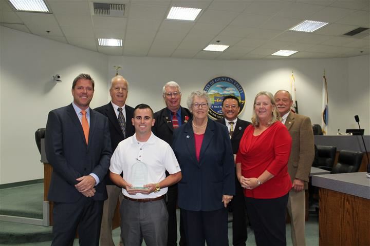 Presentation of the Mayor’s Award - Scott Baker